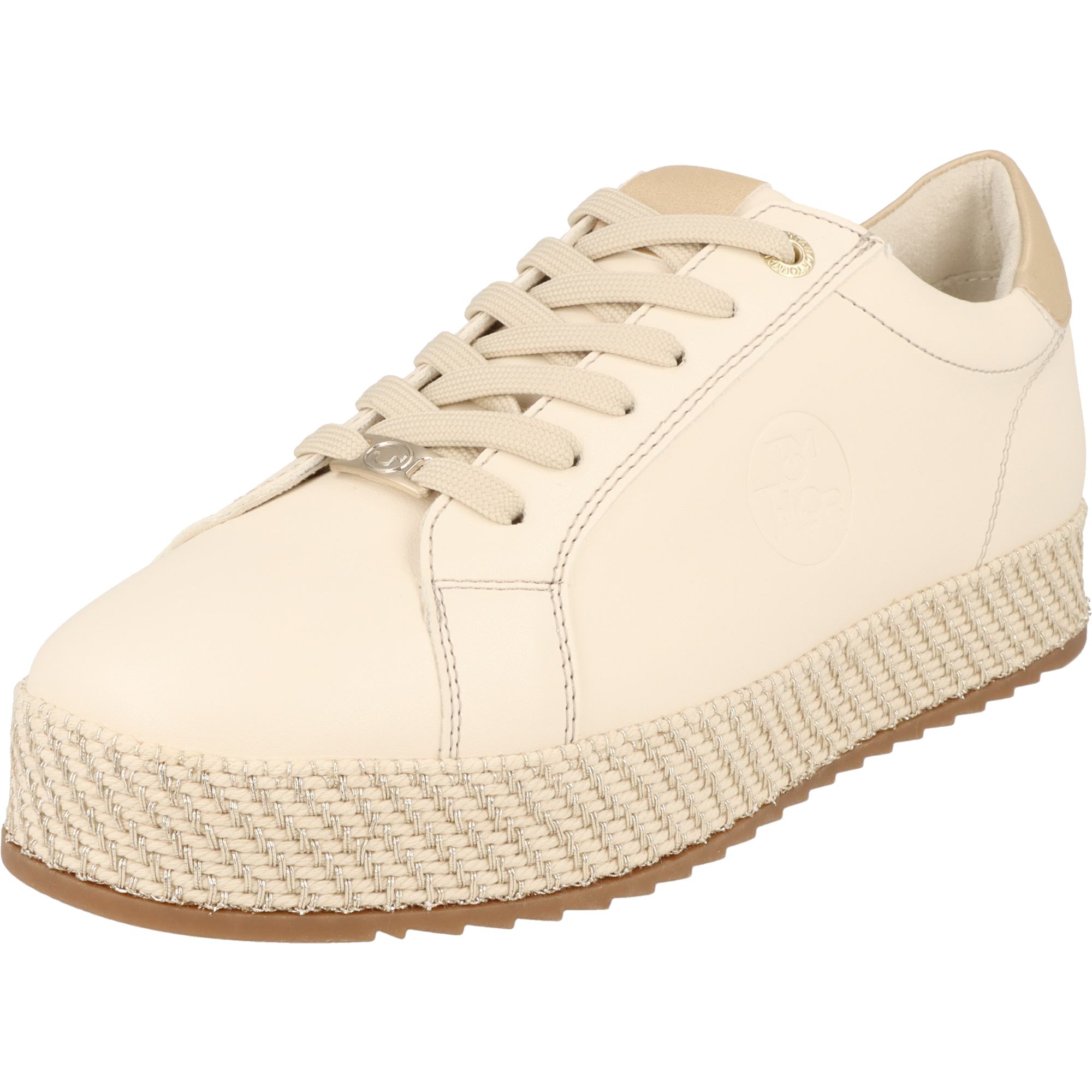 Women s Sneaker Beige Tom Tailor Shoes Platform Shoes 7490050002 Glitter NEW eBay